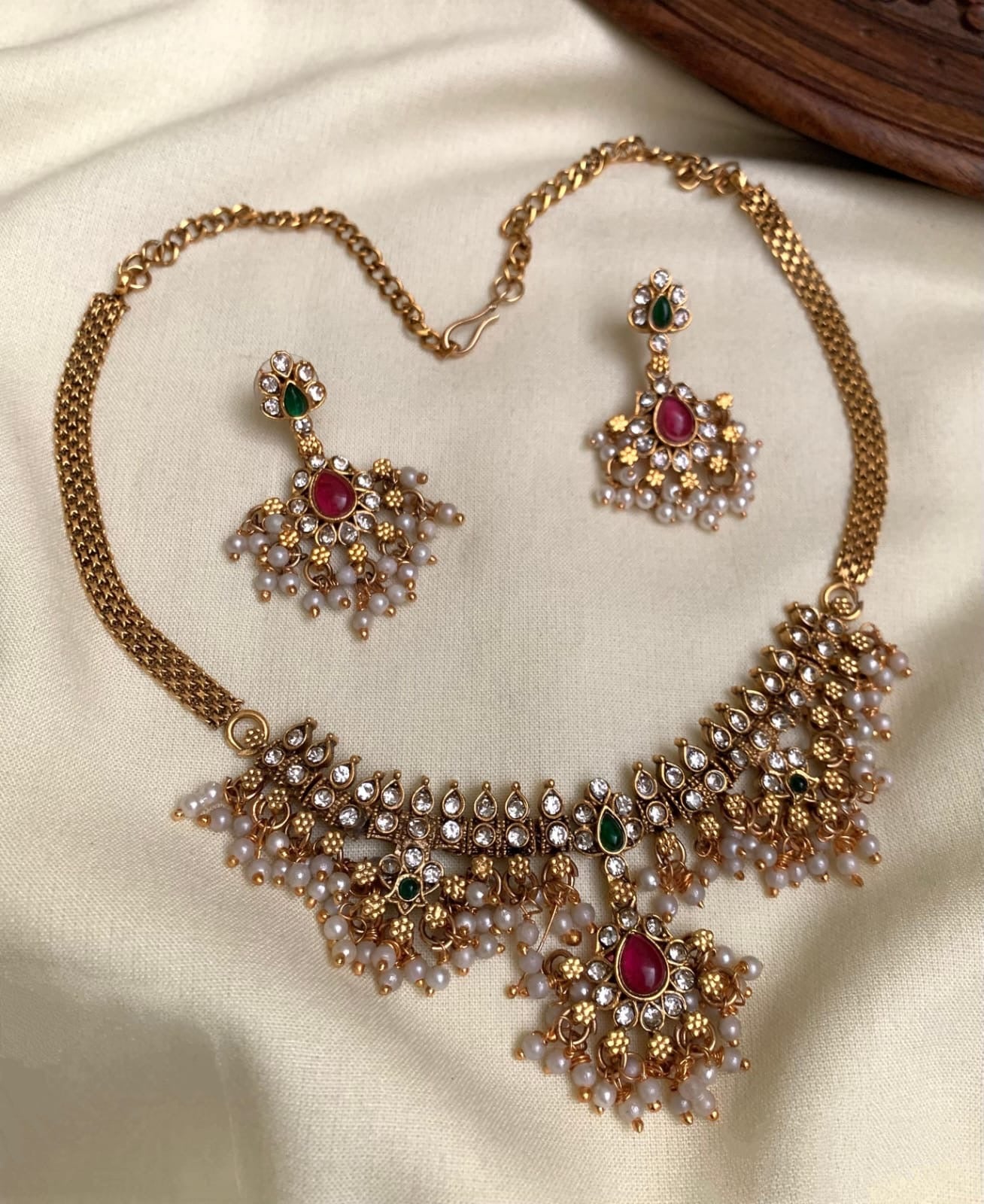 Premium rice Pearl necklace
