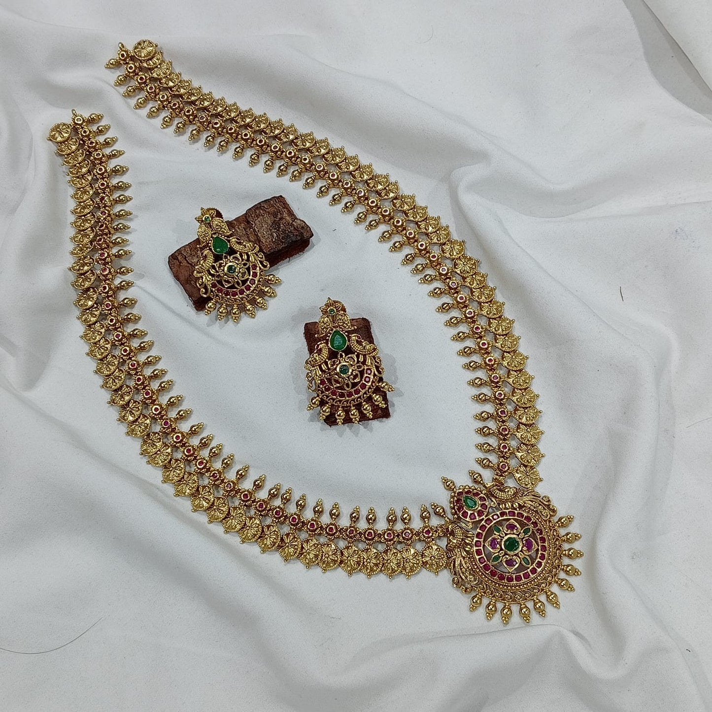 Bridal kaasu peacock haram EJD134