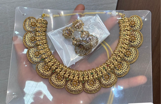 Premium antique finish necklace
