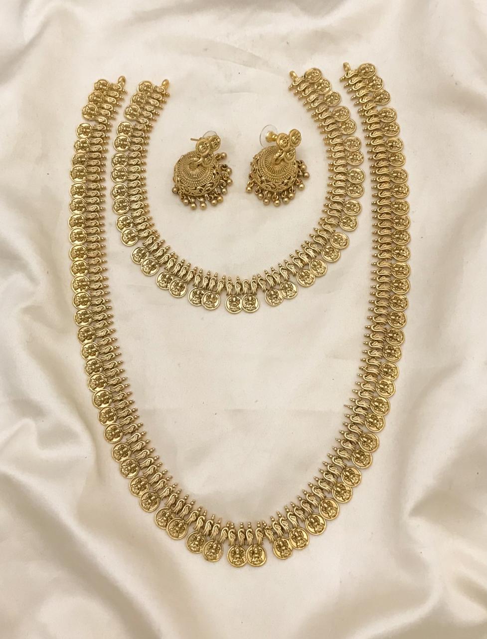 Premium Kasu malai Gold replica bridal set