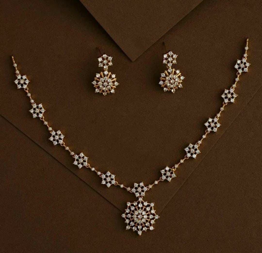 Premium Ad diamond replica necklace