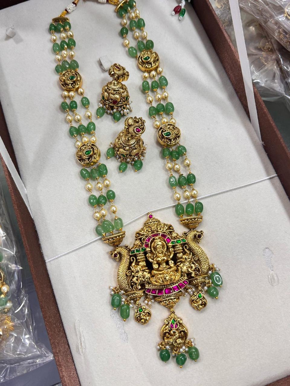 Luxury Bridal Lakshmi beads haram