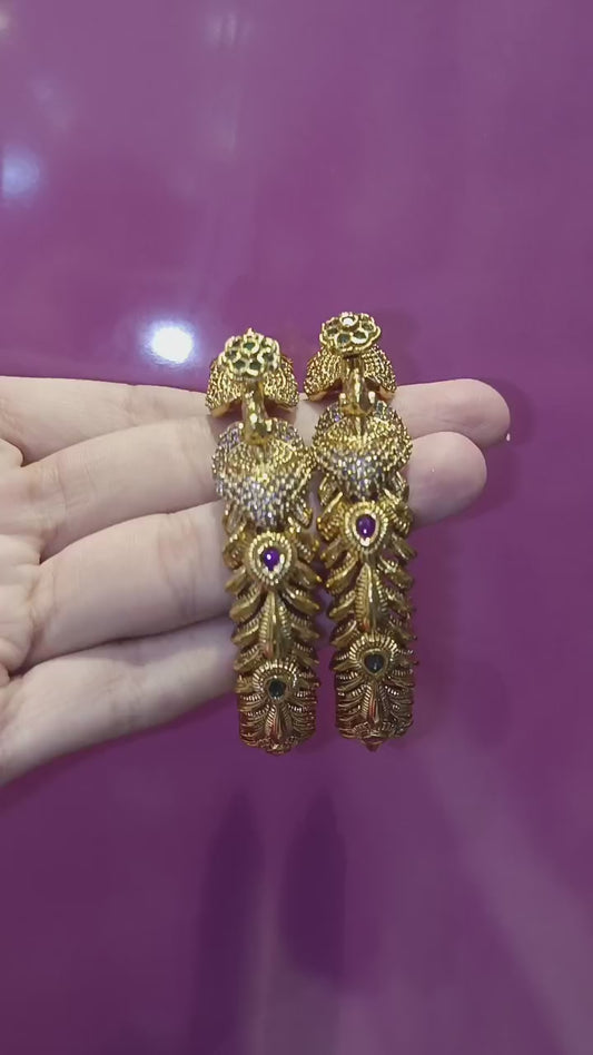 Premium kada kemp stone bangles