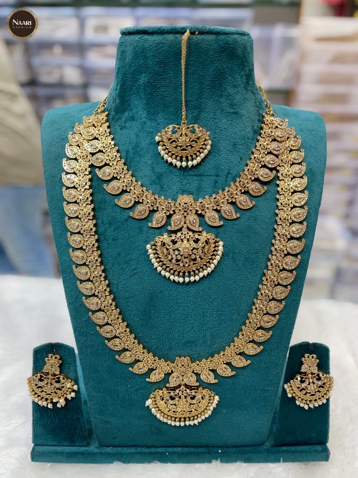 Premium bridal manga mala set