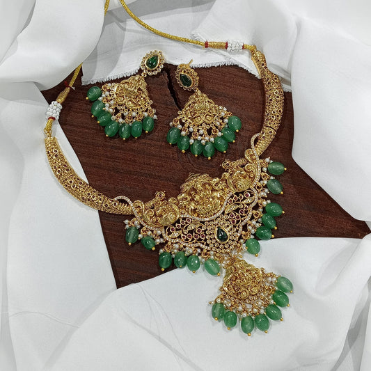 Premium lakshmi hasili bridal necklace