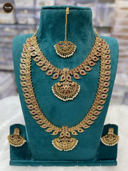 Premium bridal manga mala set