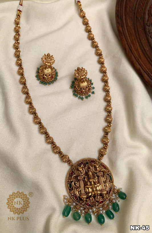 Premium antique finish Lakshmi haram