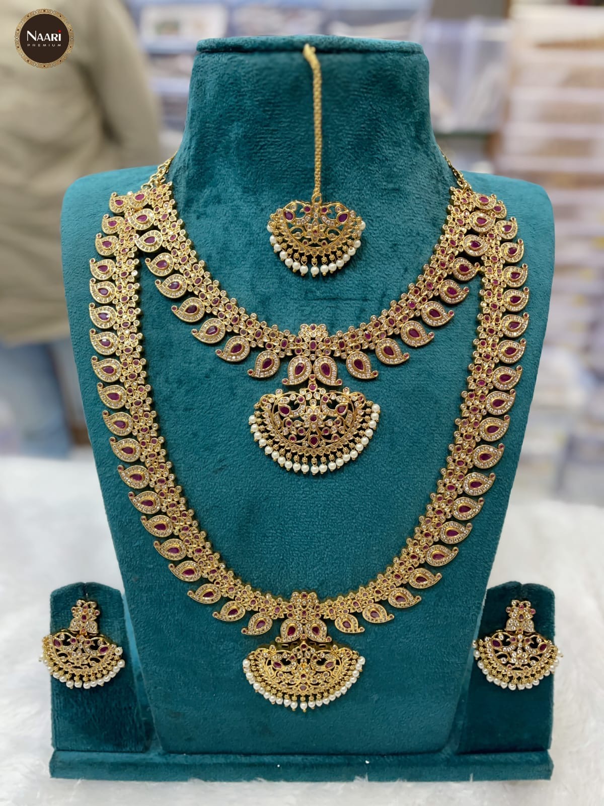 Premium bridal manga mala set
