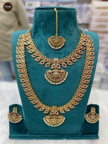 Premium bridal manga mala set