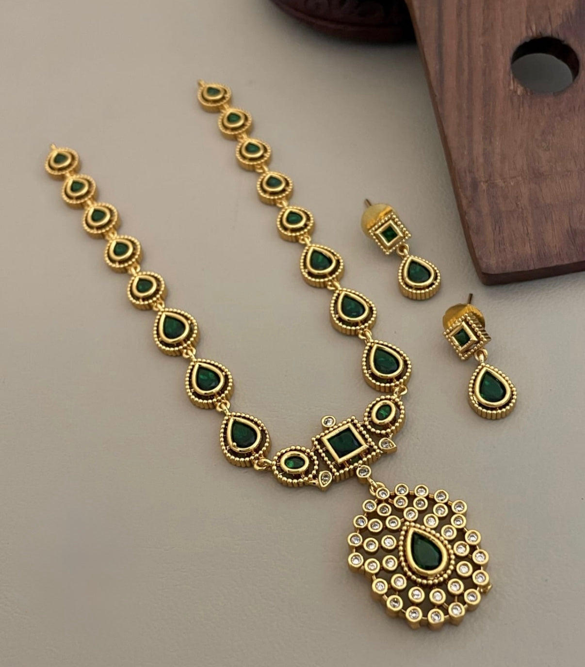 Premium AD stone Jyothika inspired necklace