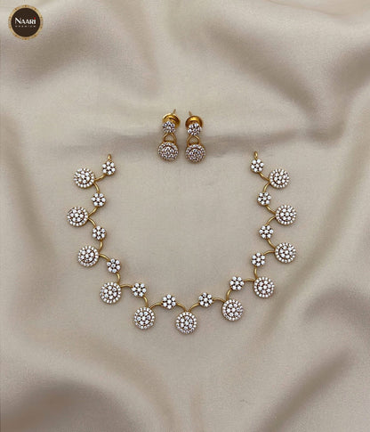 Premium luxury American diamond necklace