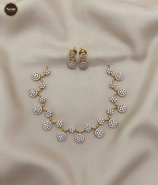 Premium luxury American diamond necklace