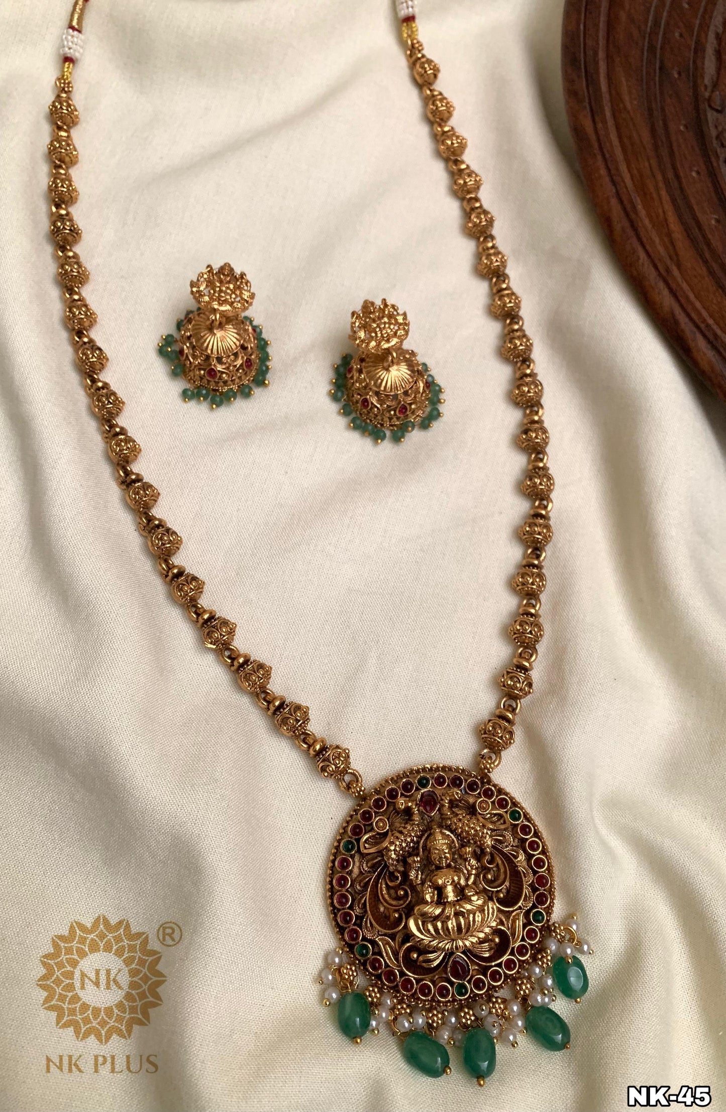 Premium antique finish Lakshmi haram