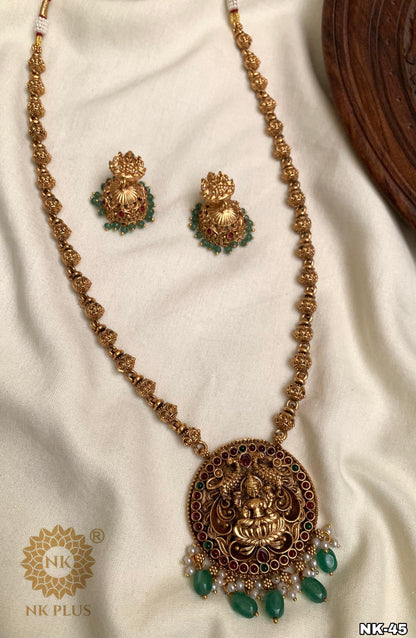 Premium antique finish Lakshmi haram