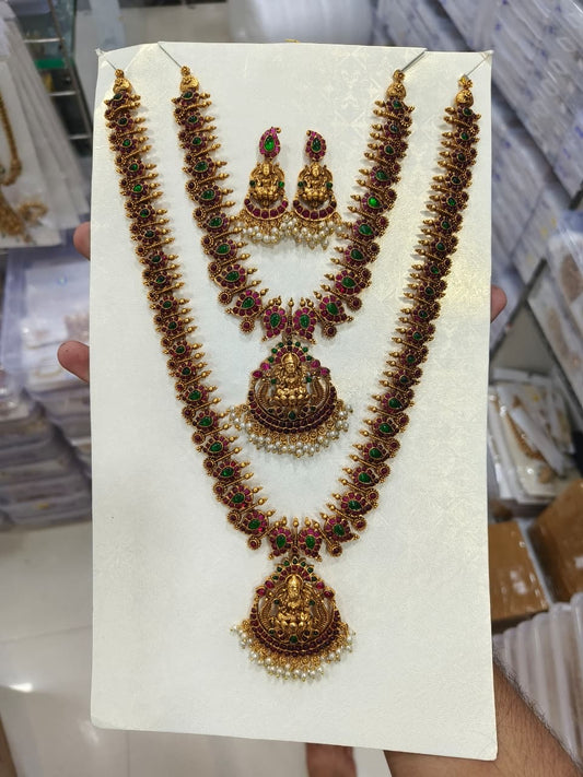 Premium manga Lakshmi bridal set