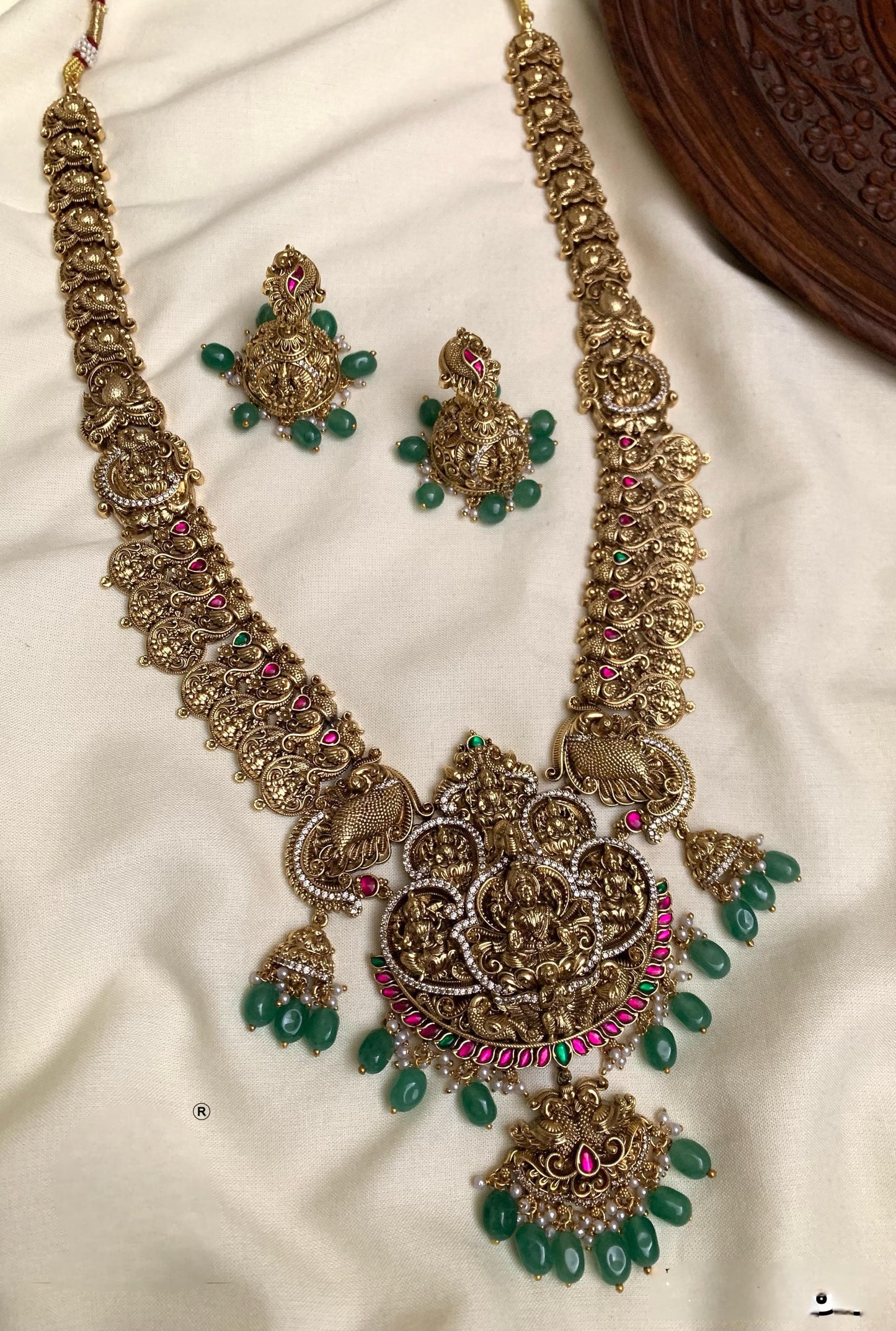Exclusive bridal Antique finish haram