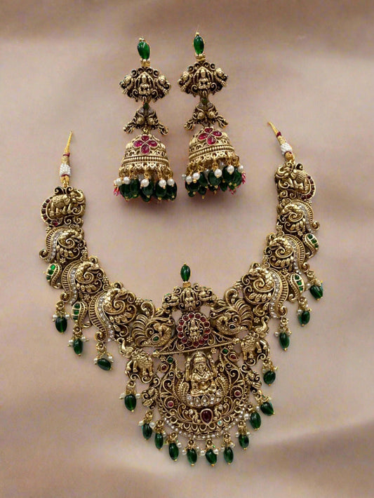 Premium heavy nagas necklace set
