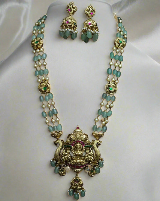 Luxury Bridal Lakshmi beads haram