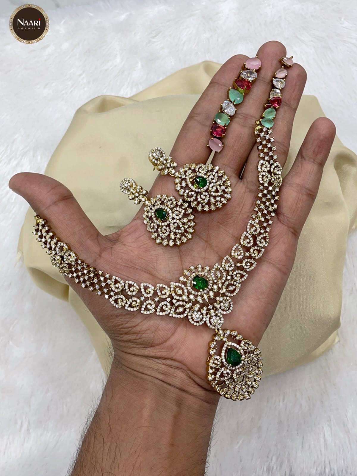 Premium diamond customisable necklace