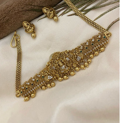 Bridal Premium gold look alike choker