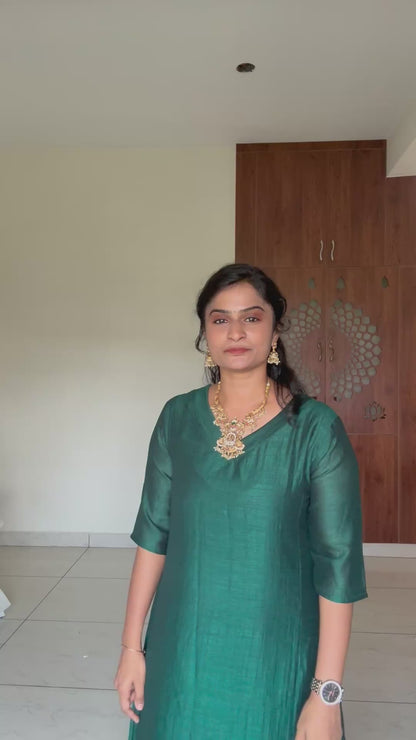 Premium bridal Lakshmi Nagas necklace set