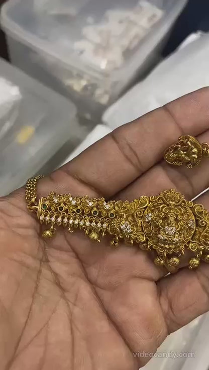 Bridal Premium gold look alike choker